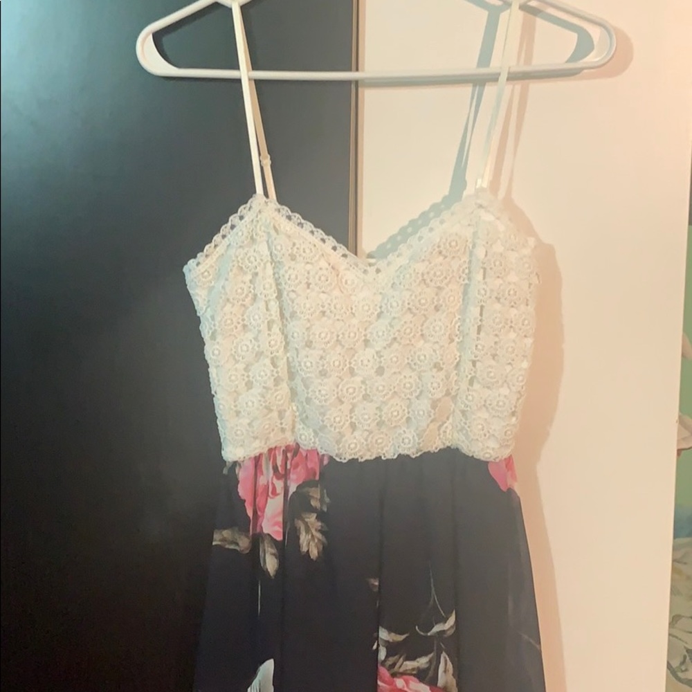 Shot maxi dress